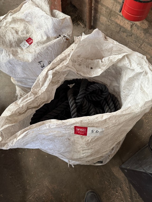 30mm diameter Black Heavy Duty Rope