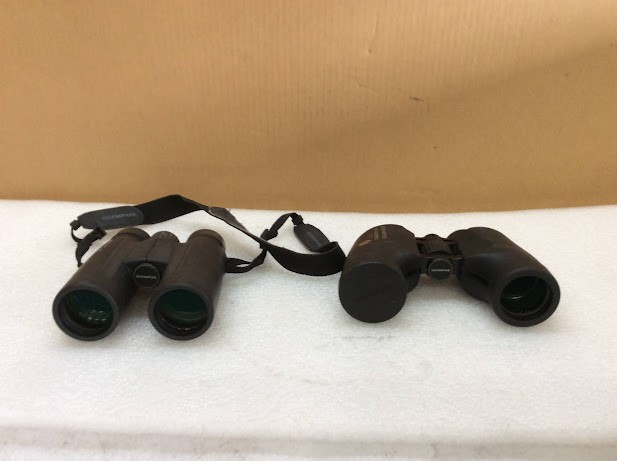Olympus 10x42 EXWP I and 10x42 EXPS I Binoculars (Lot of 2)