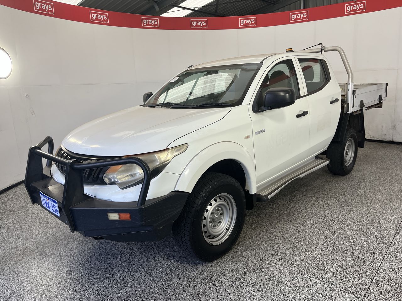 2017 Mitsubishi Triton 4X4 GLX MQ Turbo Diesel Automatic Crew Cab Chassis