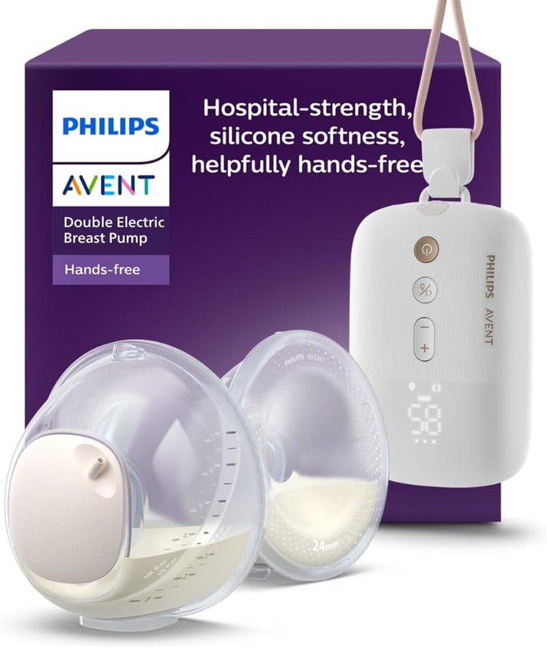 PHILIPS Avent Hands-Free Double Electric Breast Pump, Hospital-Strength Mo