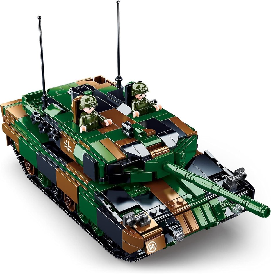 SLUBAN Modelbricks-leopard 2a5 Main Battle Tank 2 in 1.