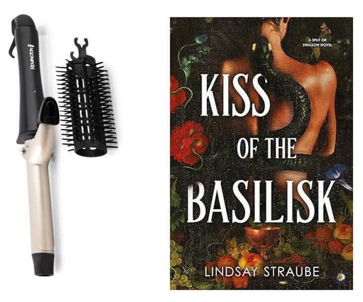 BUNDLE: REMINGTON Pro Curls Curling Iron (CI1019AU, 19mm) + Kiss of the Bas