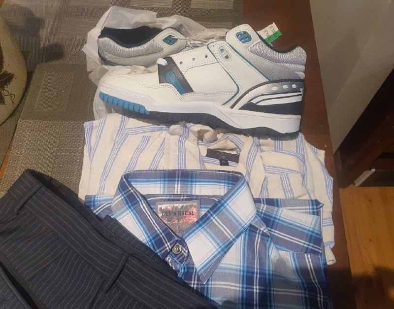 Jordache High Cut New10 2x Polos L and Xl Minor Use. Trouser 36 used