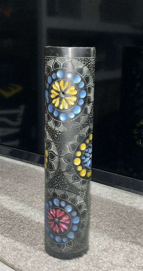 Black Stone Incense Tower Burner