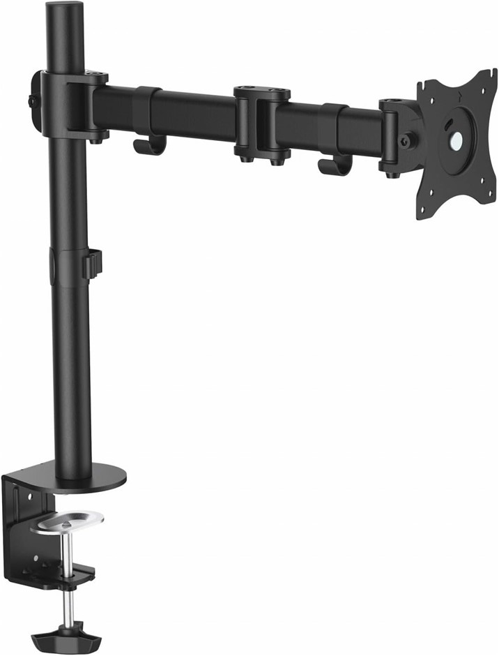 StarTech.com Articulating Monitor Arm – Steel – Single Monitor Stand – Moni