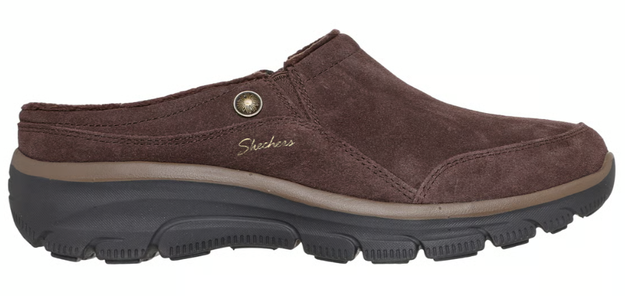 Skechers Womens 49532 Easy Going - Latte - Twin Gore Slip-on Open Back Brow