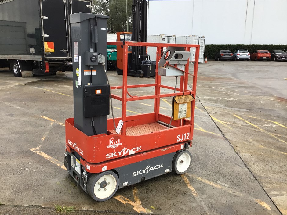 <p>2015 Skyjack  SJ12 Vertical Man Lift</p>