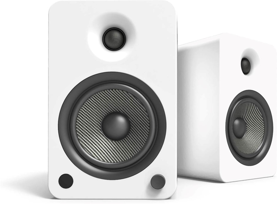 Kanto YU6 200W Powered Bookshelf Speakers with Bluetooth® and Phono Preamp