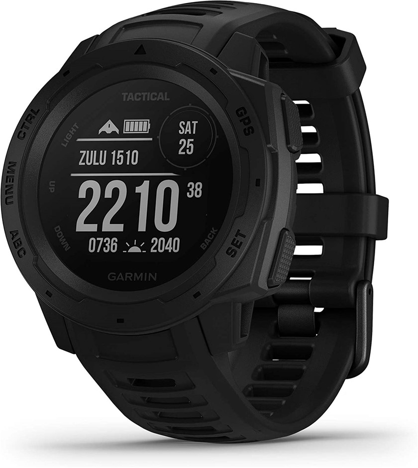 GARMIN Instinct Tactical, Rugged Outdoor GPS Watch, Black. NB: Used, Not in