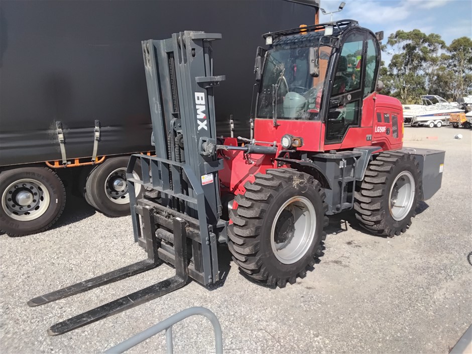 <p> 2023 Bmx LG50F Rough Terrain Forklift</p>
