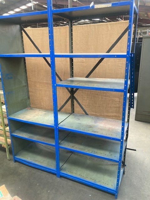 Steel Shelf Unit x 2