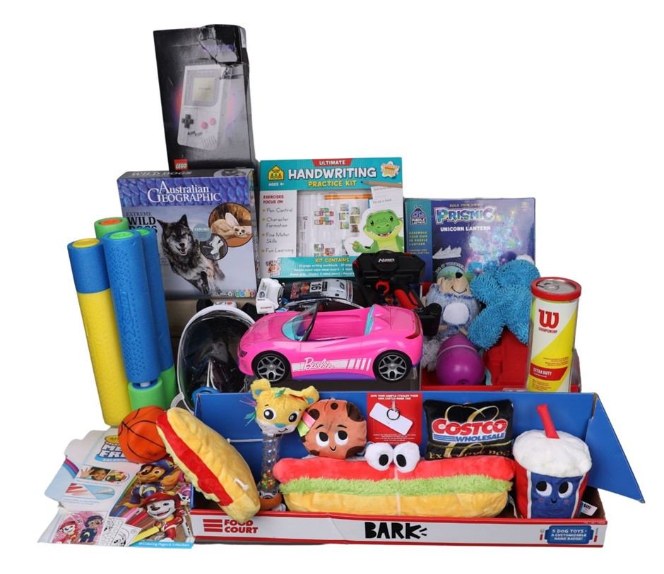 Assorted Children's & Pets Toys, Incl: HOT WHEELS, BARBIE & More. N.B: Some