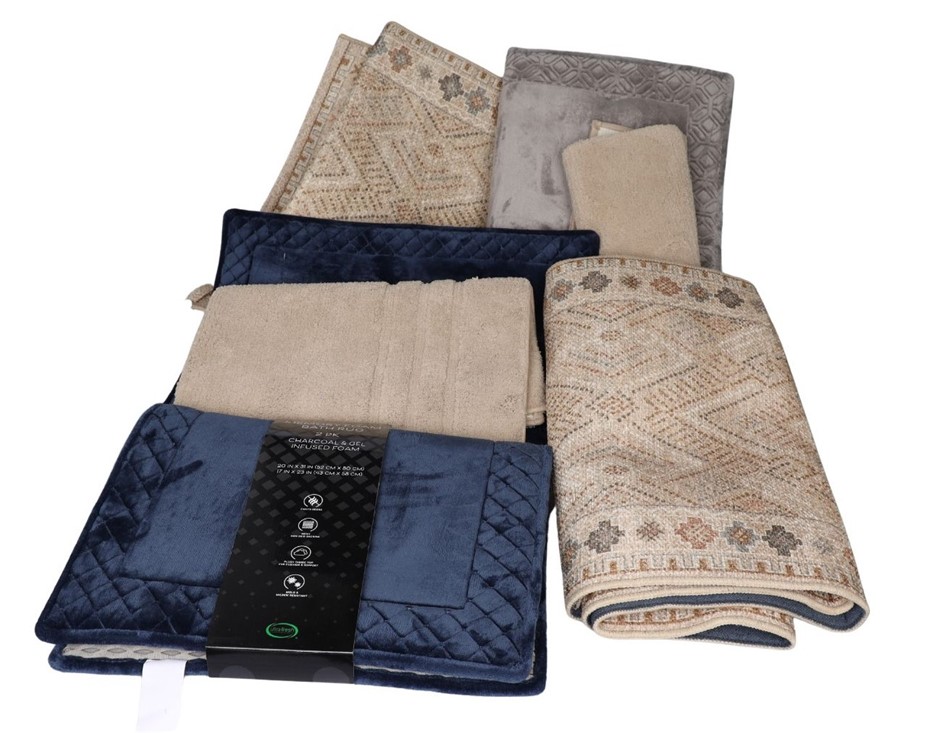 7 x Assorted Mats/Rugs, inc. SIGNATURE & MINERAL SPRING, And More. NB: Mino