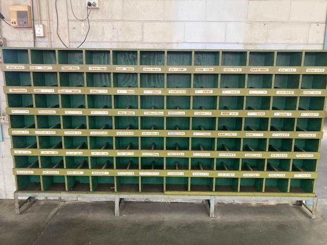 Timber Storage Unit On Stand