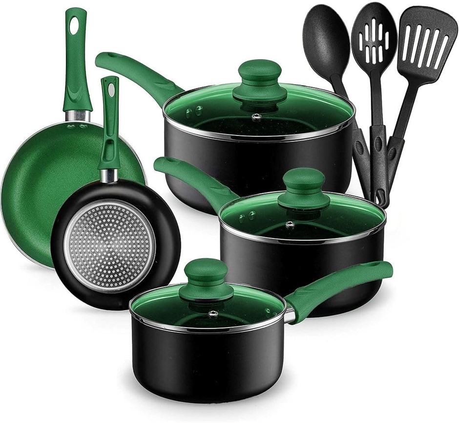 CHEF'S STAR Pots And Pans Set Kitchen Cookware Sets Nonstick Aluminum Cooki