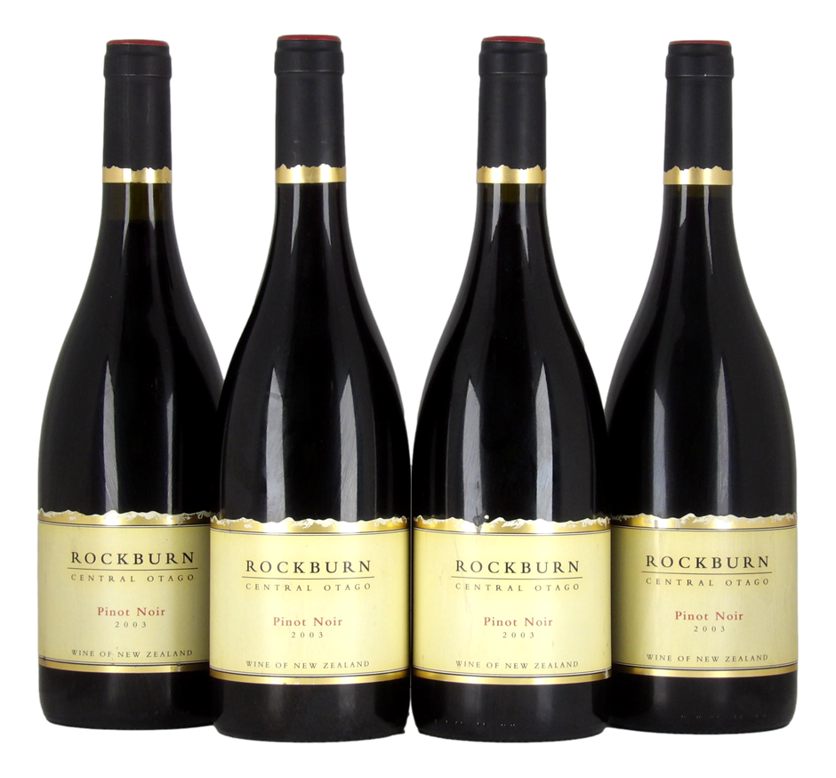 Rockburn Pinot Noir 2003 (4x 750mL).Central Otago