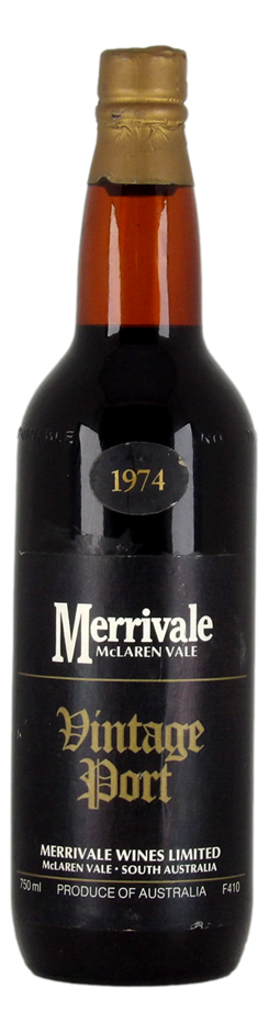 Merrivale Vintage Port 1974 (1x 750mL).McLaren Vale