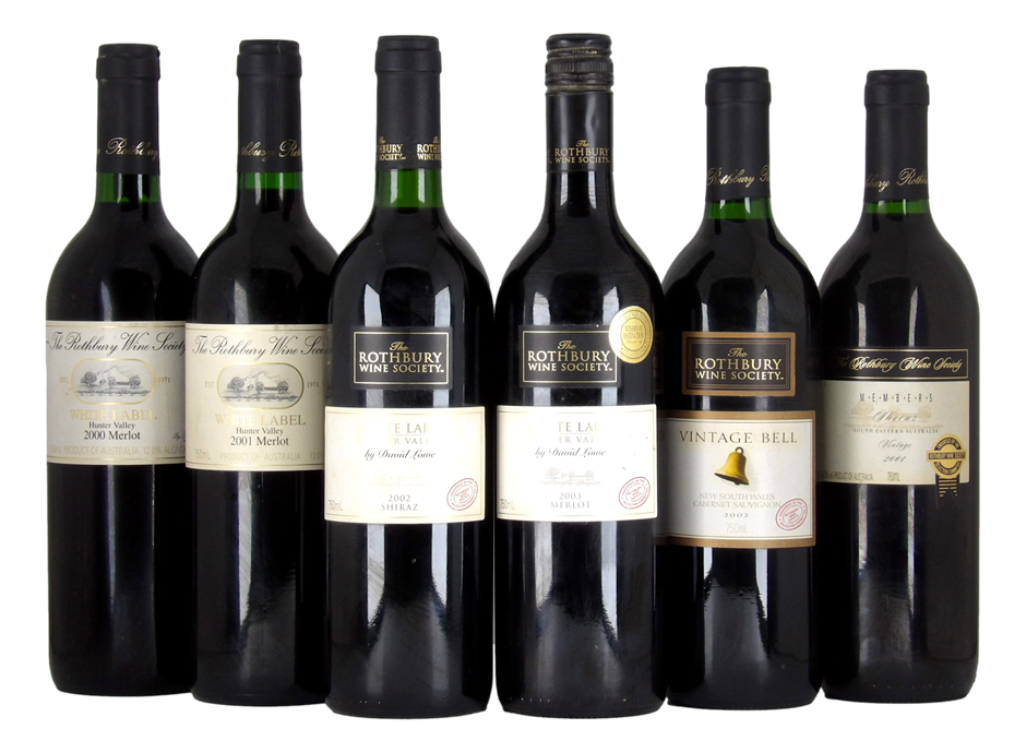 Mixed Rothbury Wine Society Red Pack (6x 750mL) NSW