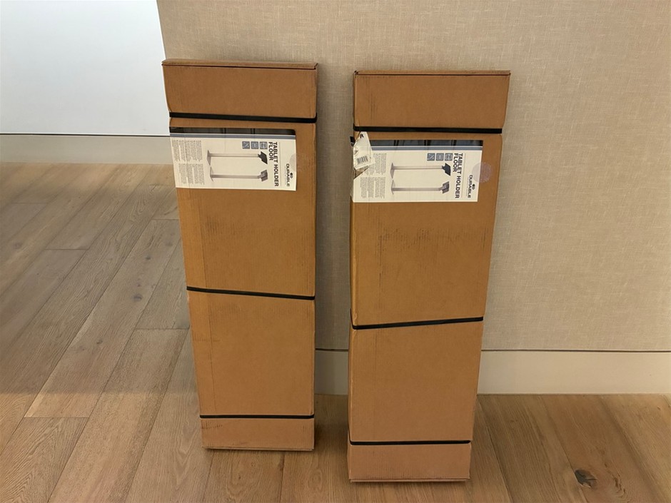 Durable Tablet Holder Floor, Qty x2