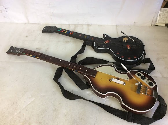 RedOctane Les Paul Wireless Controller&Rock Band instrument Controller