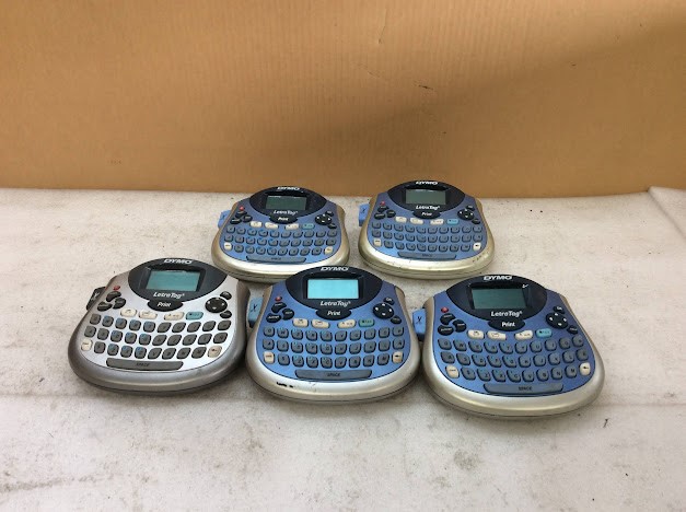 DYMO LetraTag Mixed Model Label Printers (Lot of 5)