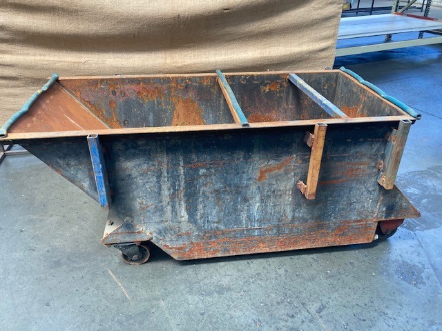 Metal Bins on Castors
