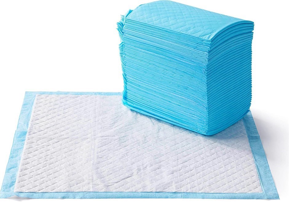 AMAZON BASICS Dog and Puppy Pee Pads with Leak-Proof Quick-Dry Design for P