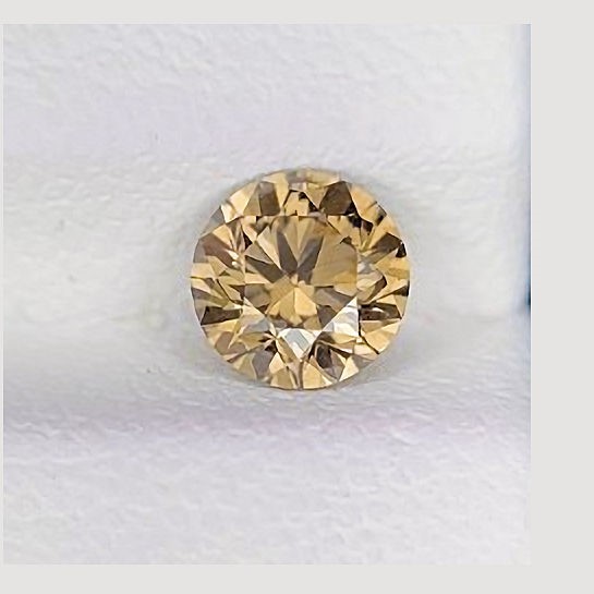 0.28ct Certified Orangy Brown Diamond. Western Australia