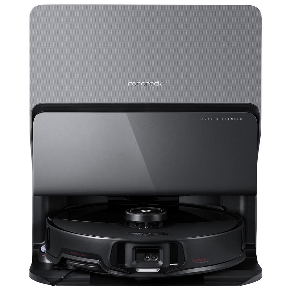 ROBOROCK S8 MaxV Ultra Robotic Vacuum Cleaner, Model RR-S8MVU52-03-BLK.