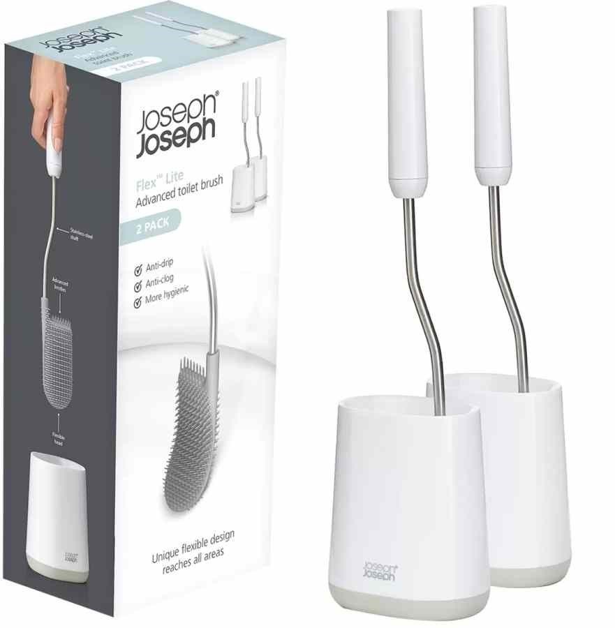 JOSEPH JOSEPH Flex Lite Toilet Brush 2-Pack.