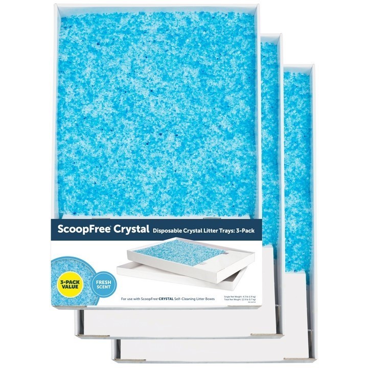PETSAFE Value 3-Pack ScoopFree Replacement Crystal Disposable Cat Litter Tr