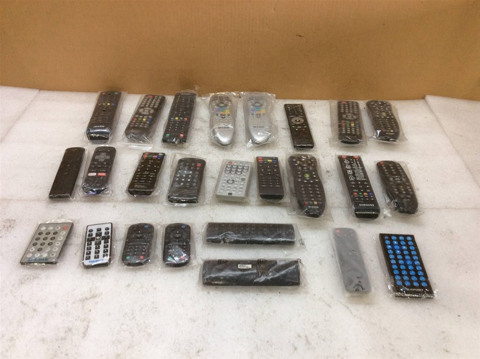 Mixed Brand TV Remote Controls - New (Lot of 25)