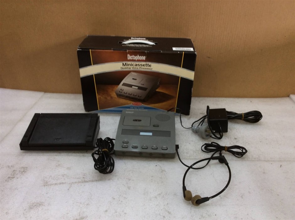 Dictaphone 1740-4 Express Writer Minicassette Desktop Voice Processor