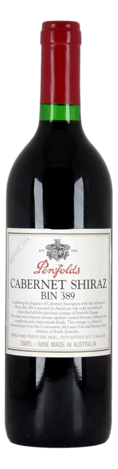 Penfolds Bin 389 Cabernet Shiraz 1994 (1x 750mL), SA.