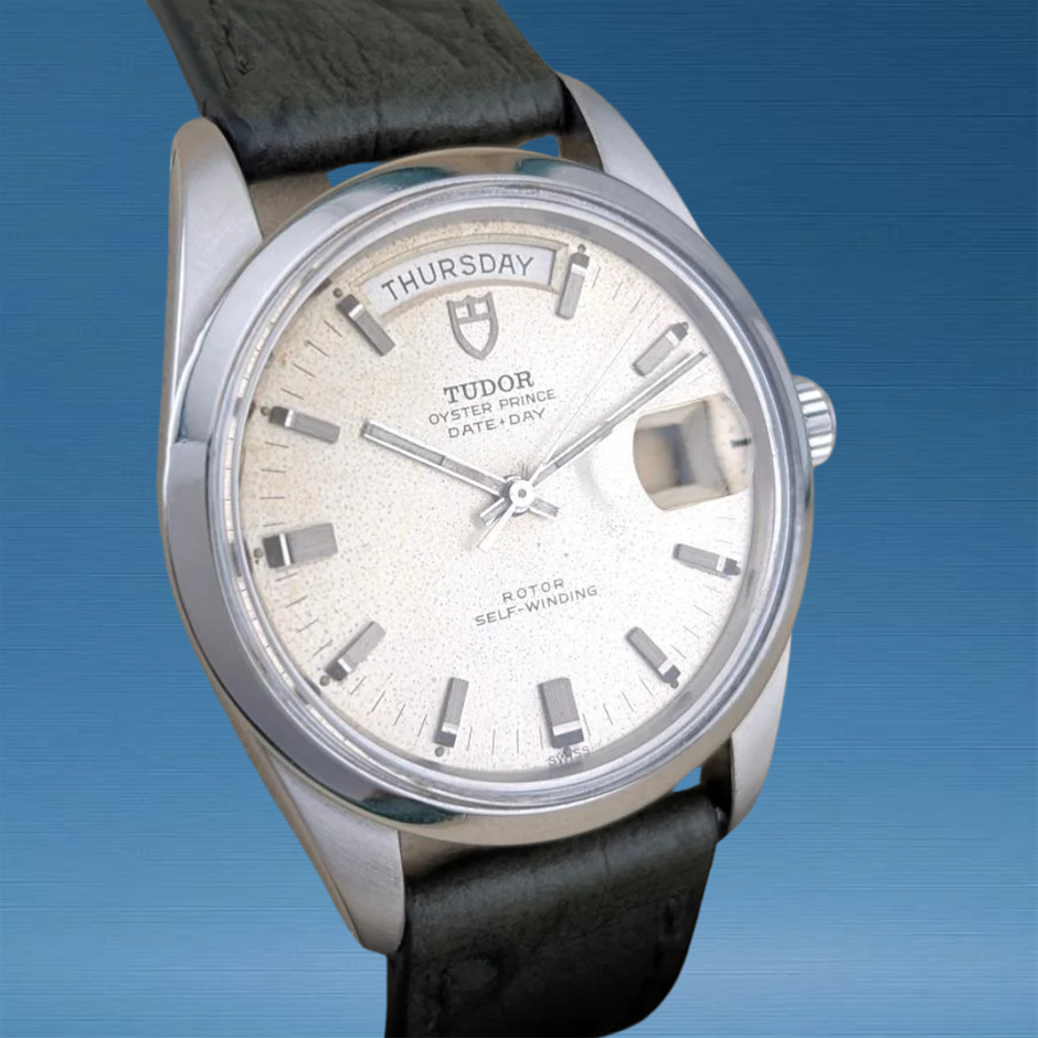 Tudor 7017/0 Vintage Date+Day Jumbo Oyster Prince 38mm 1969 WxO & COA