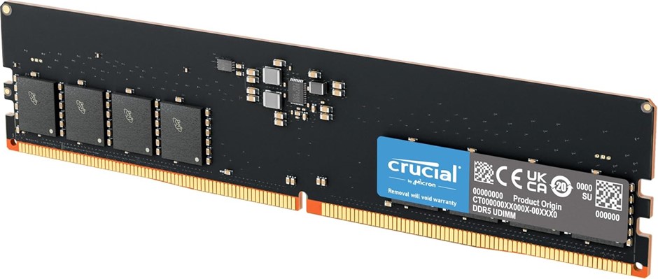 CRUCIAL 32GB DDR5 UDIMM 4800MHz CL40 Desktop PC Memory, Green. Buyers Note