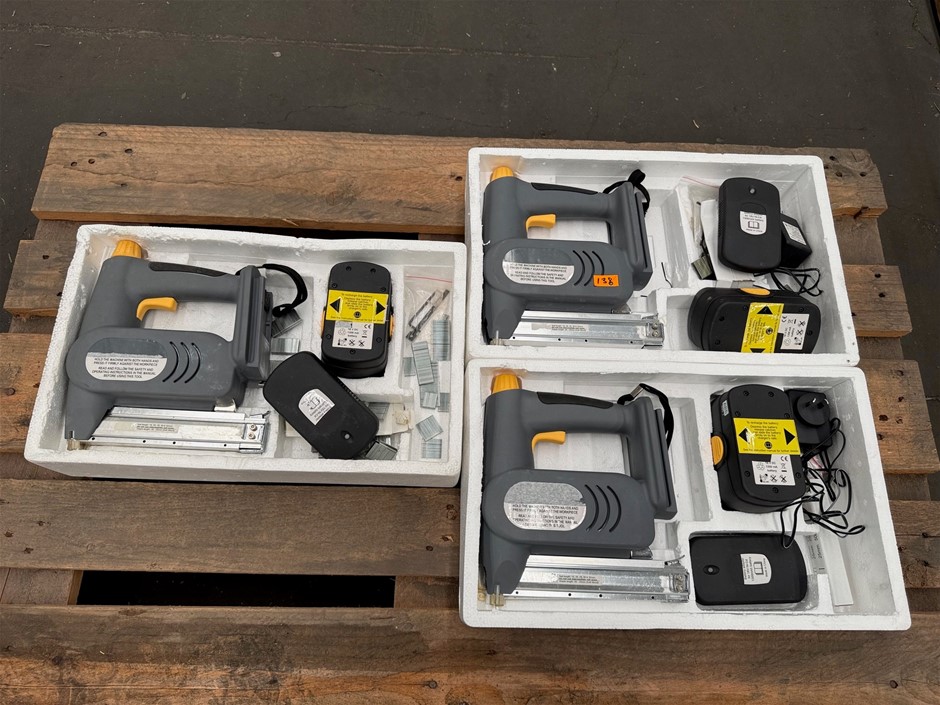 18V DC Cordless Nail Gun x 3 units