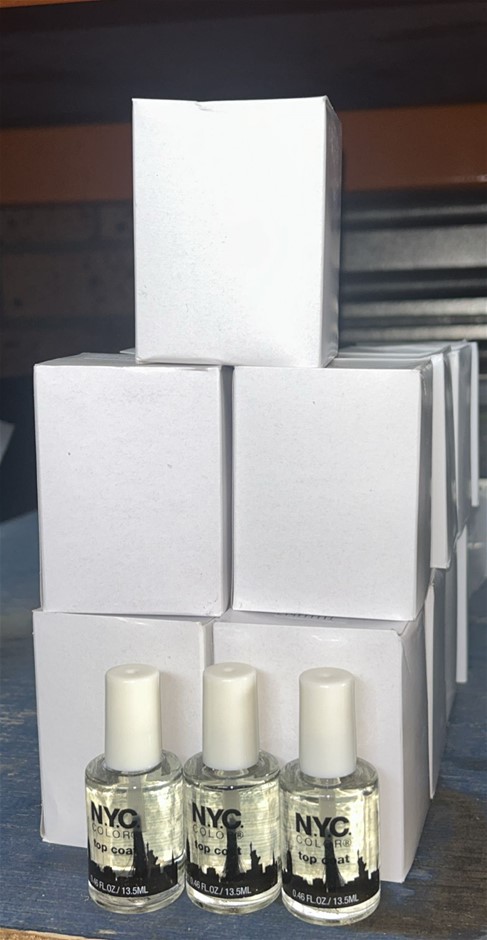 44x NYC Color Nail Top Coat Bottles