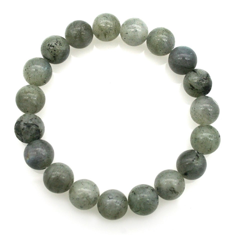 10mm Gorgeous Labradorite Gemstones Beaded Bracelet