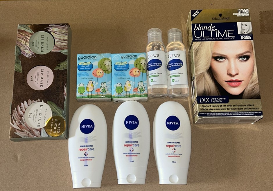 9x Assorted Self Care/Cleaning Products