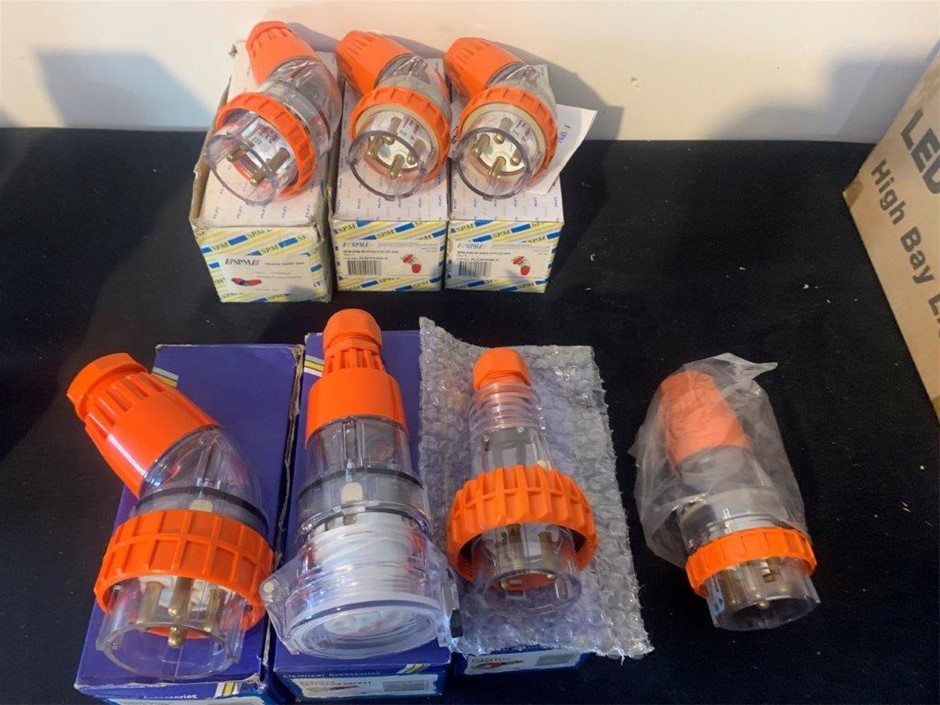 New in Boxes Angle Plugs Extension Socket and Power Plug