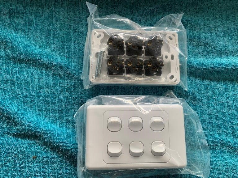 New in Boxes Jinhang 6 Gang Switch - Qty 2 Boxes