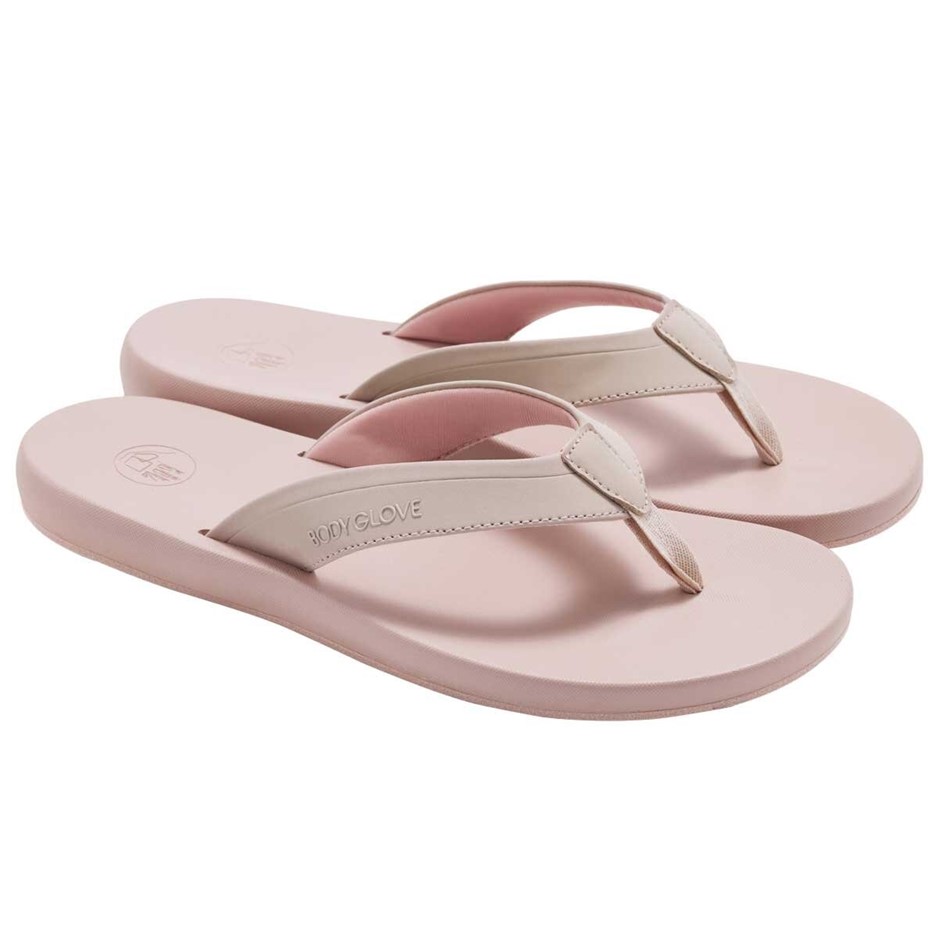 BODY GLOVE Women's Comfort Flip Flops, Size US7, Pink.
