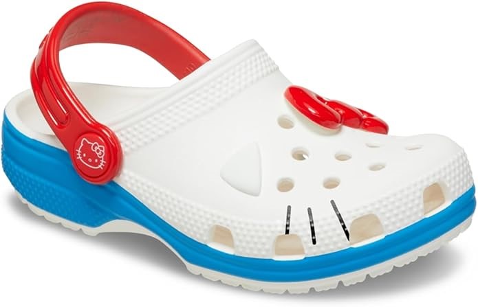 CROCS Kid's Limited Collaboration Clog (Seasonal Colours), Hello Kitty, Whi