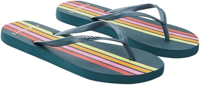 RIP CURL Women's Wave Shapers Slipper, Blue, Size 10 (126WOT).  Buyers Note