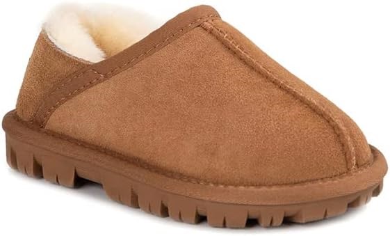 UGG Unisex Kid's Remy Water Resistant Slip On Slipper, Chestnut, US 11-12 (