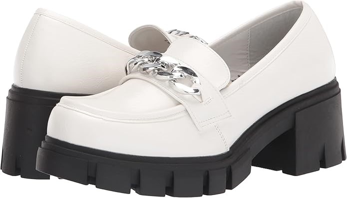 DIRTY LAUNDRY Women's Nirvana Chill Loafer, White, Size US 10/EU41.  Buyers