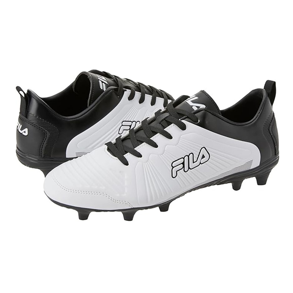 FILA Unisex Adult's Erba Football Boot, Size 10.5 US Women/9 US Men, White/