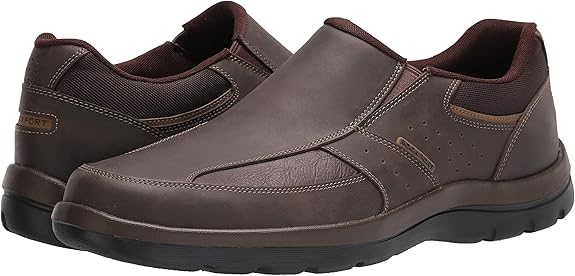 ROCKPORT Men's Get Your Kicks Slip-On Loafer, Brown, Size 13M US (M79273).
