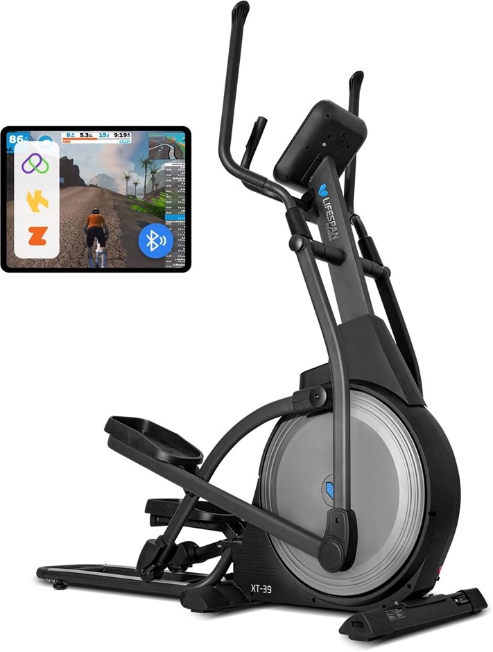 LIFESPAN Fitness XT-39 Folding Cross Trainer. NB: Minor use & Not boxed.